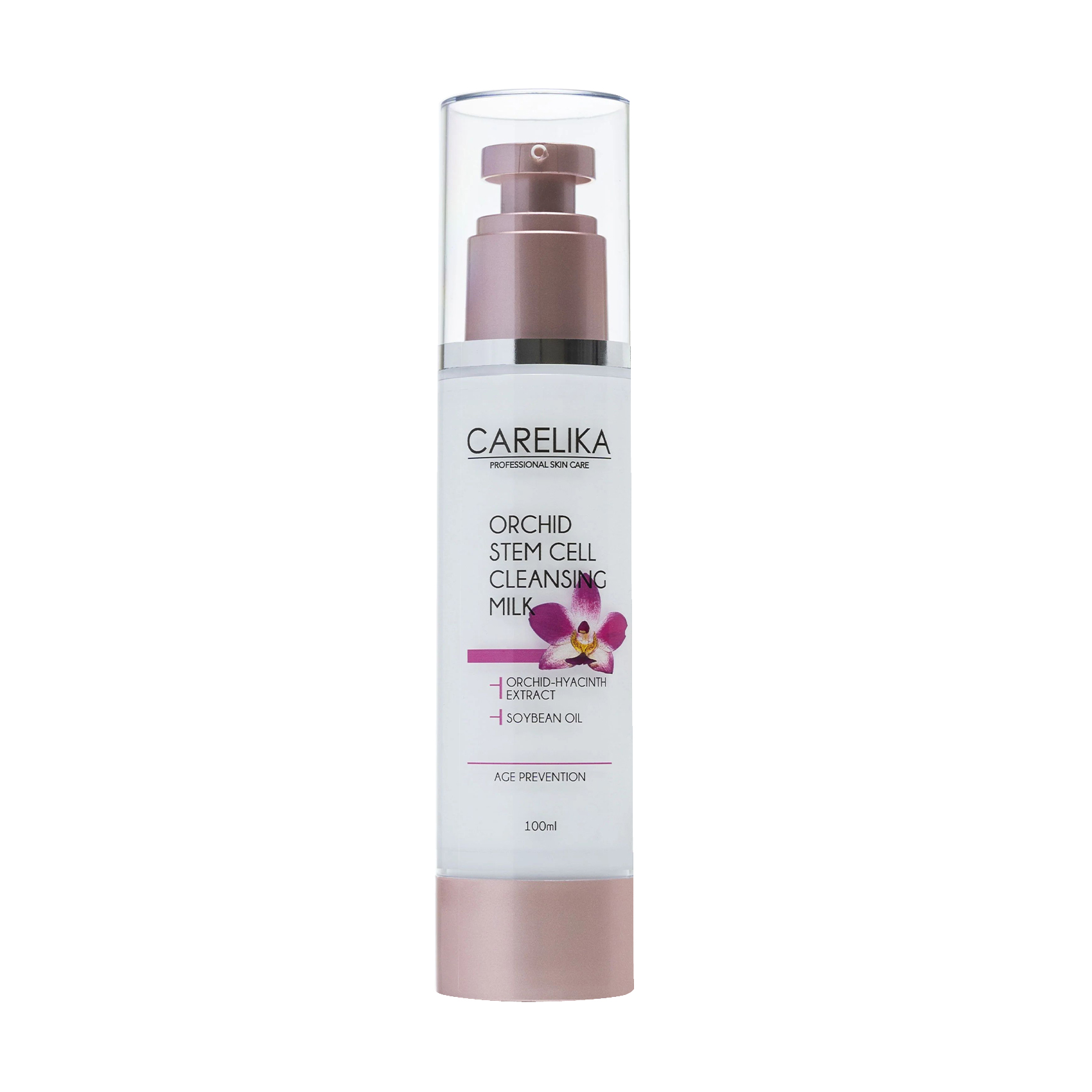 Очищувальне молочко для обличчя Carelika Orchid Stem Cells Cleansing Milk зі стовбуровими клітинами орхідеї, 100 мл